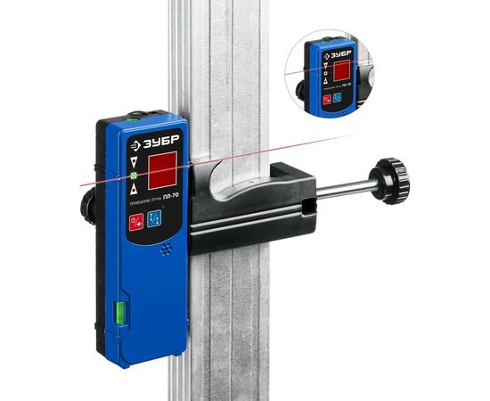 Приемник для линейного нивелира ЗУБР ПЛ-70 34949 – изображение 3