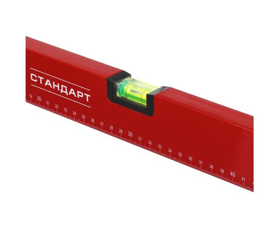 Уровень ""СТАНДАРТ"" Зубр коробчатый, 2 противоударные ампулы, 80 см 34588-080 34588-080 – изображение 3