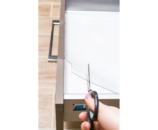 Комплект силиконовых мебельных/кухонных ковриков для ящиков Protect 0.8 мм, 60х60 см, 3 шт. 12118 – изображение 3