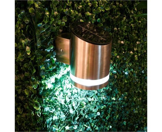 Настенный светильник Lamper LED с солнечной панелью и аккумулятором, холодное белое свечение 602-258 – изображение 3