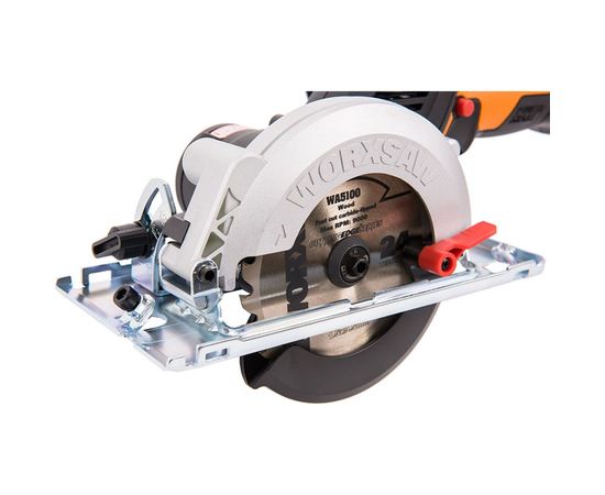 Аккумуляторная циркулярная бесщеточная мини-пила WORX WX531.9 – изображение 5