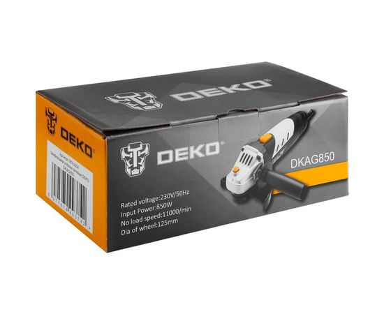 Угловая сетевая шлифмашина DEKO DKAG850 063-2204 – изображение 5