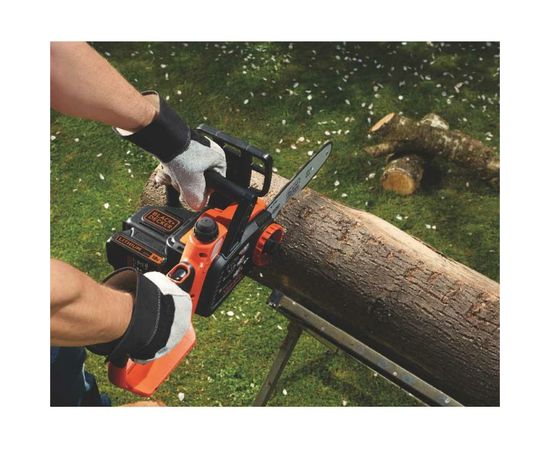 Black+Decker Пила цепная аккумуляторная 18 В, аккумулятор 5.0Ач Li-Ion, шина 25 см, GKC1825L50-QW – изображение 5