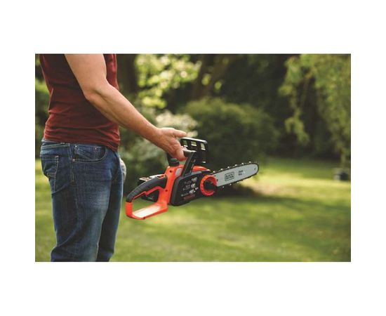 Black+Decker Пила цепная аккумуляторная 18 В, аккумулятор 5.0Ач Li-Ion, шина 25 см, GKC1825L50-QW – изображение 6
