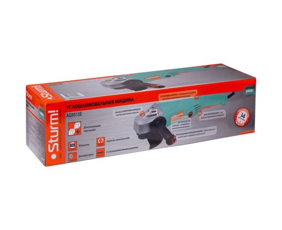 Угловая шлифмашина STURM AG9515E – изображение 7