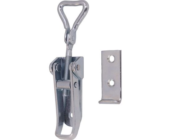 Замок для ящика VORMANN с регулирующим винтом, с прямой ответной частью 92/123х32 мм, оцинкованный 01203000/8018 – изображение 2