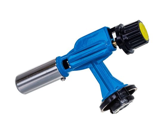 Газовая горелка ON с пьезорозжигом, цанговый захват, широкое сопло 14х4х7,5 см 10-02-009 – изображение 2
