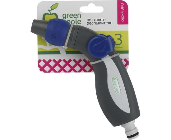 Пистолет-распылитель GREEN APPLE GAEP12-01 ЕСО 3 режима Б0017765 – изображение 2