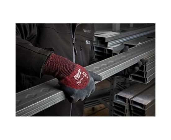 Milwaukee Перчатки с защитой от порезов, уровень 3, зимние, размер L/9 12 пар 4932471611 – изображение 2