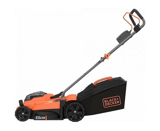 Black+Decker Газонокосилка колесная аккумуляторная 36В, совместима с аккумуляторной BCMW3336N-XJ – изображение 2