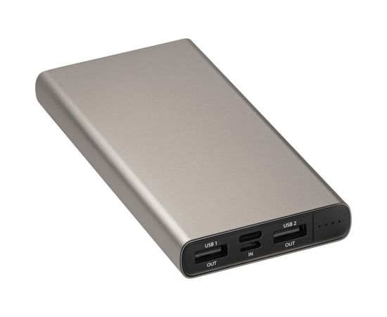 Внешний аккумулятор AKAI BE-10003, 10 000 maH, серый BE-10003 серый – изображение 3