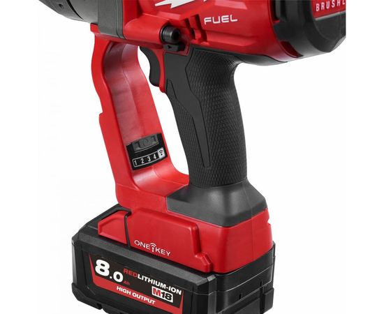 Milwaukee АККУМУЛЯТОРНЫЙ ИМПУЛЬСНЫЙ ГАЙКОВЕРТ ONEFHIWF1-802X 4933459733 – изображение 3