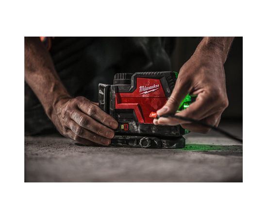 Milwaukee Акк. линейно-точечный лазерный нивелир M12 CLLP-0C 4933478101 – изображение 4