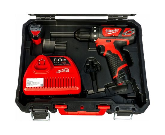 Milwaukee Акк. дрель/ш. M12BDD-202С Li-Ion2Ач 4933441915 – изображение 4