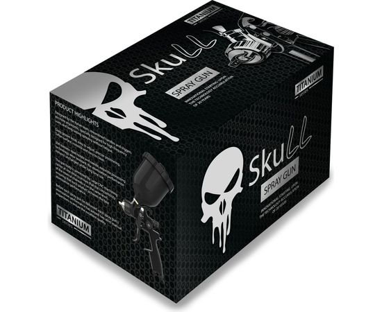 Краскопульт RADEX SKULL TITANIUM Spray gun RRP 20114 – изображение 5