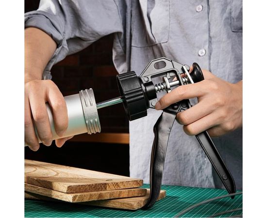Пистолет для герметика DELI DL2380 98427 – изображение 6