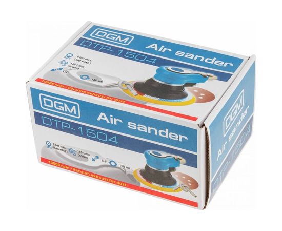 Эксцентриковая пневмошлифмашина с пылеотсосом DGM DTP-1504 – изображение 7