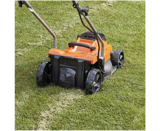 Black+Decker Газонокосилка колесная аккумуляторная 36В, совместима с аккумуляторной BCMW33184L2-QW – изображение 9