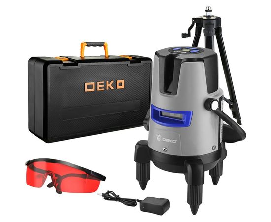 DEKO Уровень лазерный самовыравнивающийся в кейсе DKLL02RB PRO SET 2 PREMIUM 065-0102-1 – изображение 4