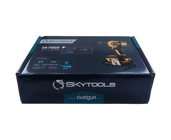 Аккумуляторный шуруповерт Skytools 2.0 ач х 2 SK7005 – изображение 5