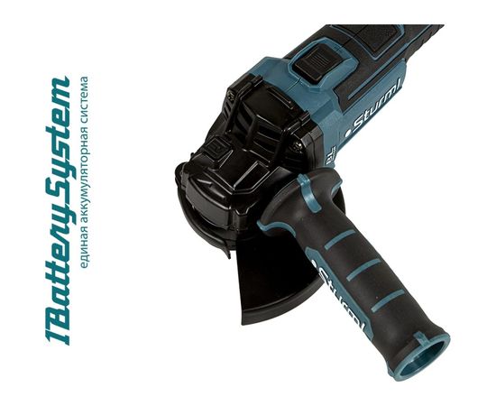 Аккумуляторная углошлифовальная машина Sturm CAG1812BLE – изображение 8