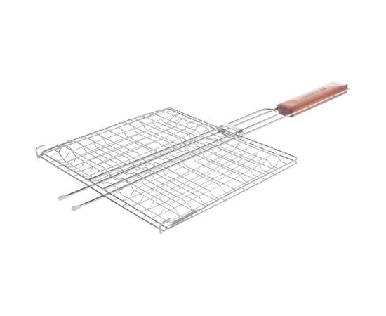 Решетка для барбекю Пикничок Альпийская, малая, 4 секции, 265х240 мм 401-770 – изображение 2