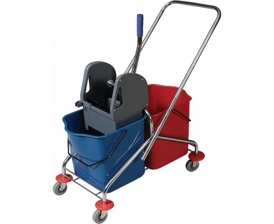 Уборочная тележка BRABIX 2 съемных ведра 25 л 601499 – изображение 3