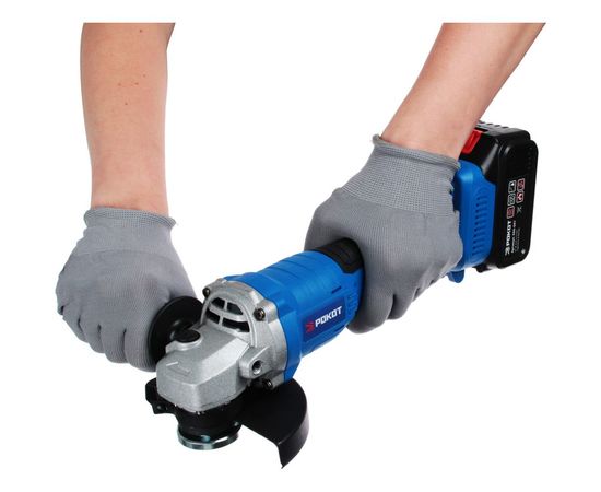 Аккумуляторная шлифовальная машина РОКОТ УШМ-125/21В 699-007 – изображение 3