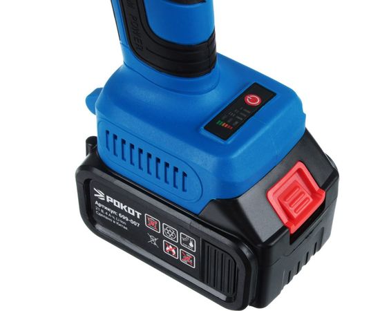 Аккумуляторная шлифовальная машина РОКОТ УШМ-125/21В 699-007 – изображение 4