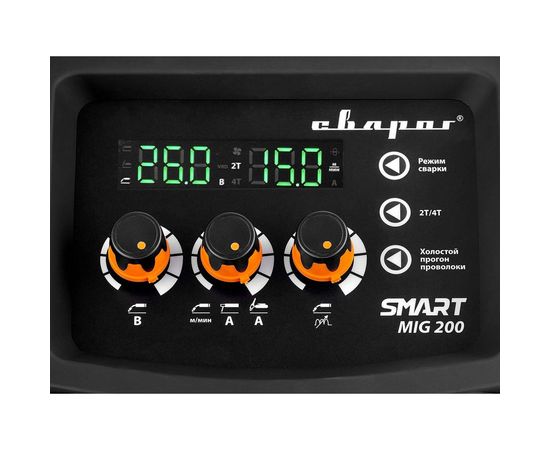 Сварочный инвертор Сварог MIG 200 REAL SMART N2A5 Black, маска+краги 98557 – изображение 4