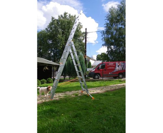 Трехсекционная лестница Эйфель ТЛ 3х12 Ювелир – изображение 4