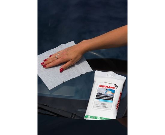 Салфетки для мытья стекол и фар автомобиля Autoland 117100199 – изображение 5