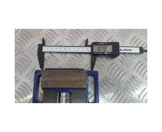 Станочные тиски TLX для сверлильных станков 80мм тип 1 неповоротные ход 75мм, паз 13х57мм 66594 – изображение 2