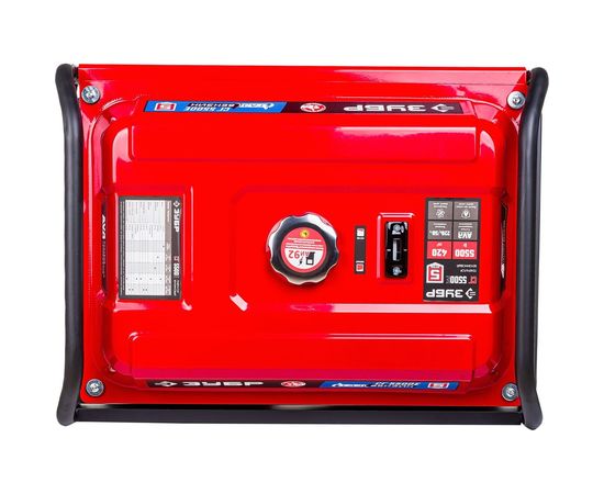 Гибридный генератор бензин/газ с электростартером ЗУБР 5500 Вт, СГ-5500Е – изображение 5