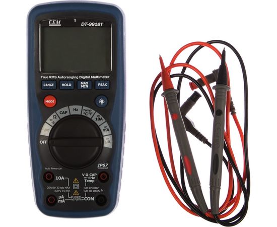 Профессиональный мультиметр СЕМ DT-9918T 481066 – изображение 5