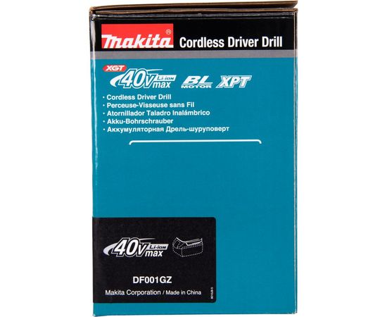 Аккумуляторная дрель-шуруповерт Makita XGT BL 40В DF001GZ – изображение 6