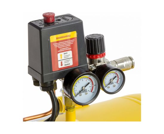 Воздушный компрессор DENZEL DKV2200/100,Х-PRO 2.2 кВт, 400 л/мин, 100л 58079 – изображение 6