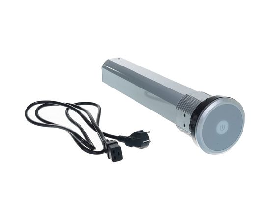 Автоматический блок розеток Mebax LK 3 секции Серебро d90,5мм 2 USB, 00-00001183 – изображение 5