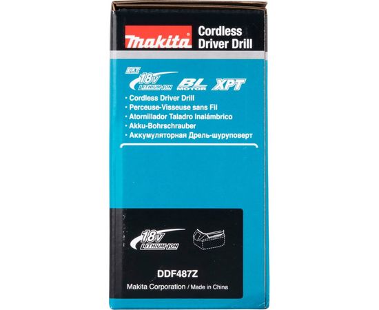 Бесщеточная аккумуляторная дрель-шуруповерт Makita XPT 18В, б\ак и з\у DDF487Z – изображение 16