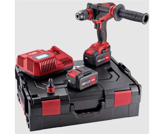 Четырехскоростная аккумуляторная дрель-шуруповерт FLEX DD 4G 18.0-EC/5.0 Set 18.0 В 482757 – изображение 2