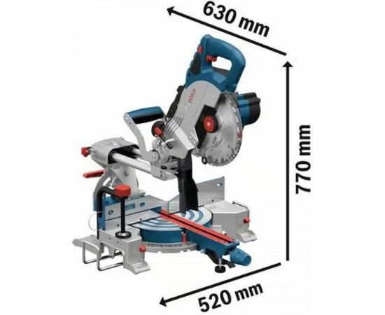 Аккумуляторная торцовочная пила Bosch GCM 18V-216 0601B41000 – изображение 2