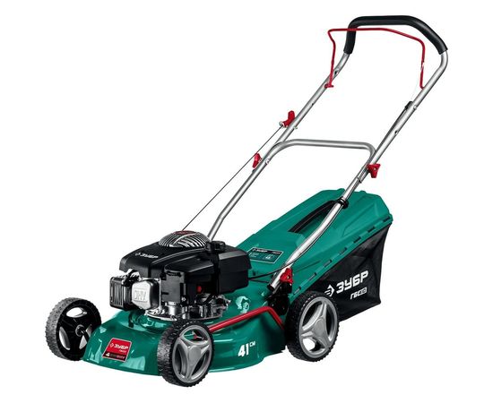 Бензиновая газонокосилка ЗУБР 410 мм, 3.5 л.с. ГБ-410 – изображение 10