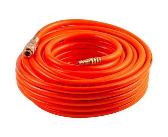 Шланг пневматический PVC 8x14 мм, с быстросъемными фитингами, 20 м AV Steel AV-700220 – изображение 3