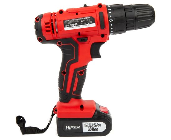 Аккумуляторная дрель-шуруповерт HIPER HCD12BC – изображение 10