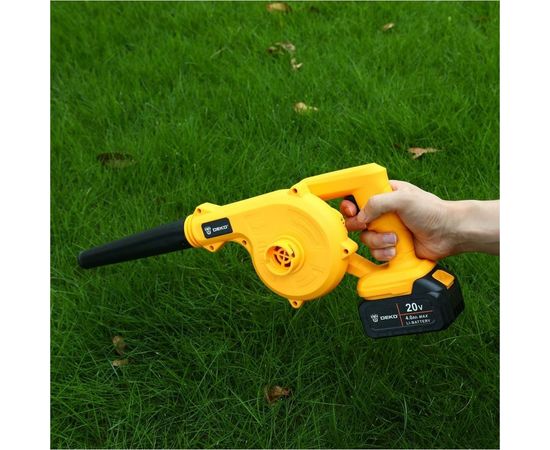 DEKO Воздуходувка садовая аккумуляторная DKBL20, 20В, 2x4.0Ач 063-4313 – изображение 5