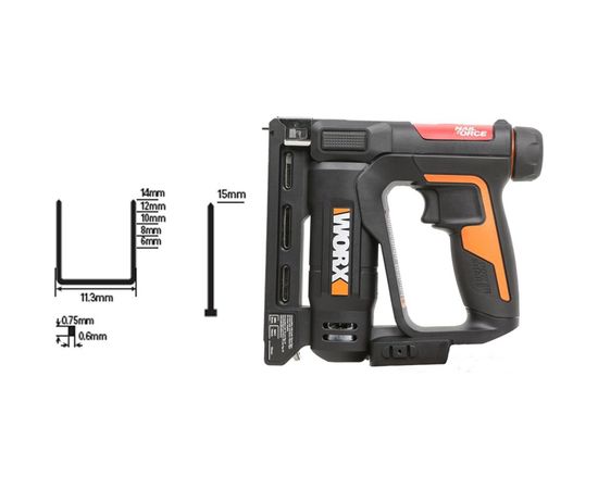 Аккумуляторный степлер WORX WX843 – изображение 2