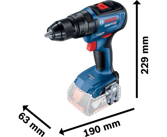 Аккумуляторная ударная дрель-шуруповерт Bosch GSB 18V-50 06019H5106 – изображение 6