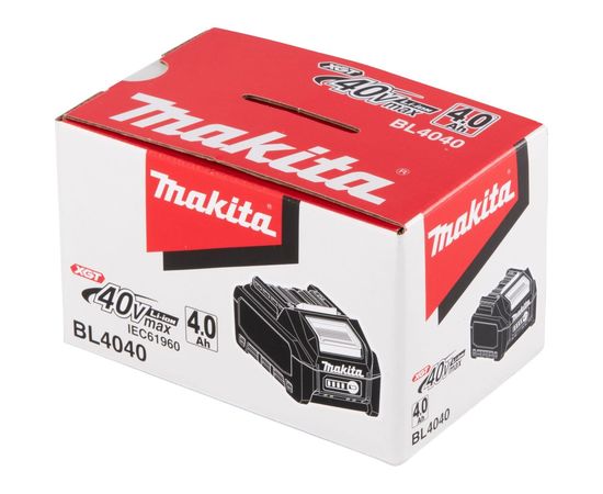 Аккумулятор BL4040 XGT (40В; 4.0Ач) Makita 191B26-6 – изображение 4