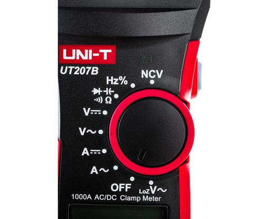 Токоизмерительные цифровые клещи UNI-T UT207B TrueRMS, AC/DC, 1000A, 00-0004256 – изображение 5