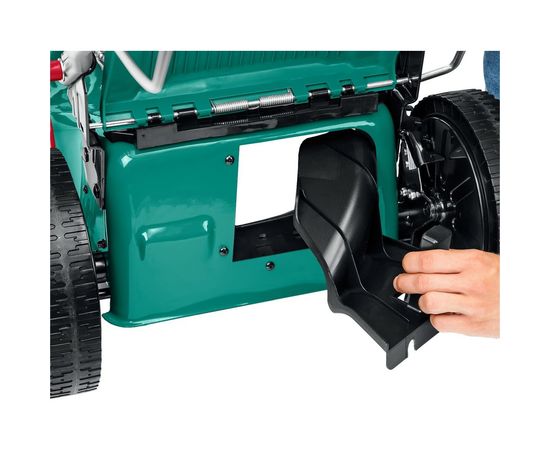 Самоходная бензиновая газонокосилка ЗУБР 510 мм, 6.5 л.с. ГБС-510 – изображение 12